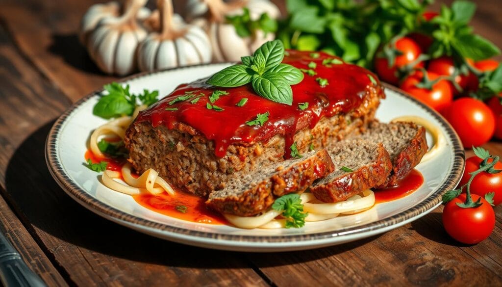 Italian-style meatloaf