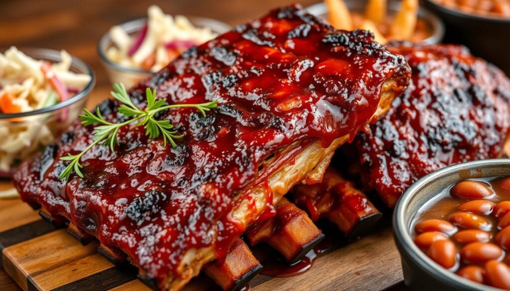 Memphis-style BBQ ribs