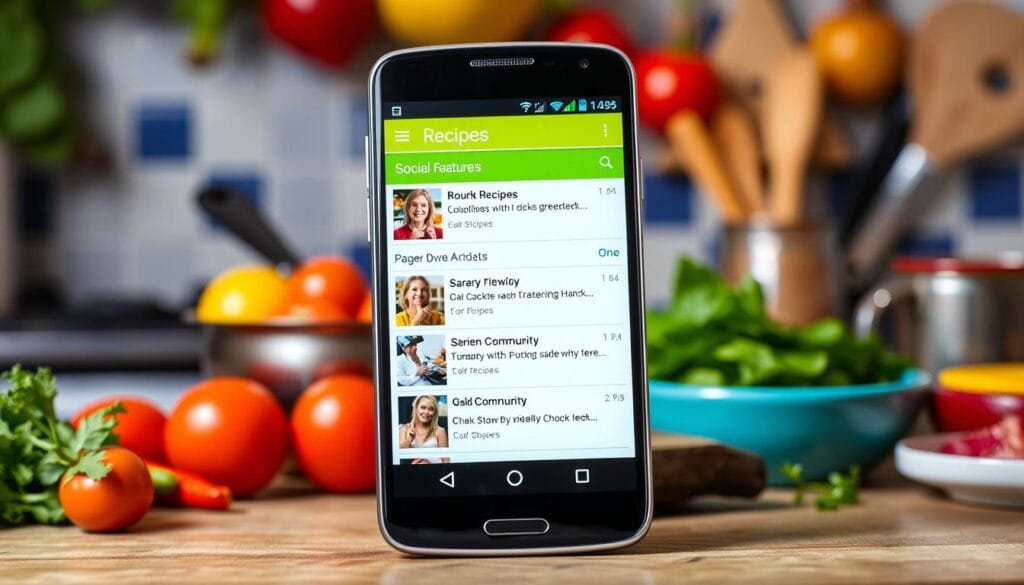 all recipes android app social features