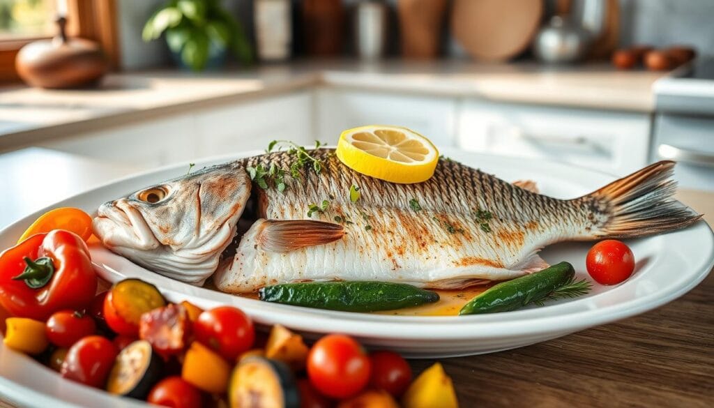 baked striped bass recipe