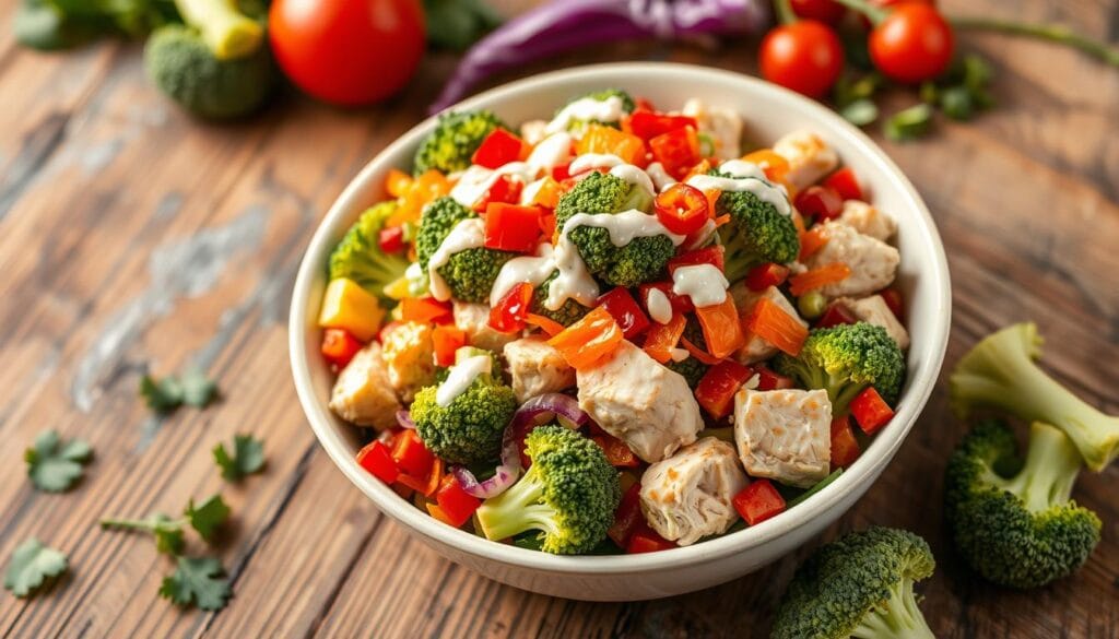 broccoli salad with chicken