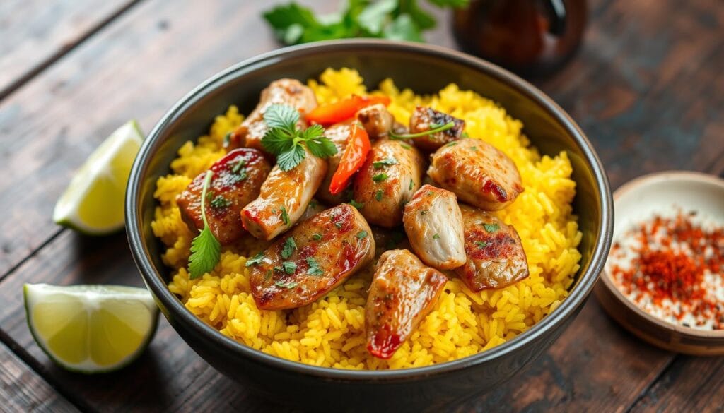 chicken and yellow rice recipe