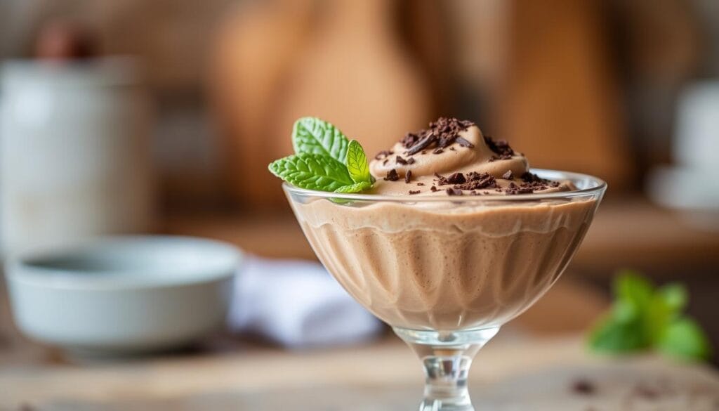 chocolate cottage cheese mousse