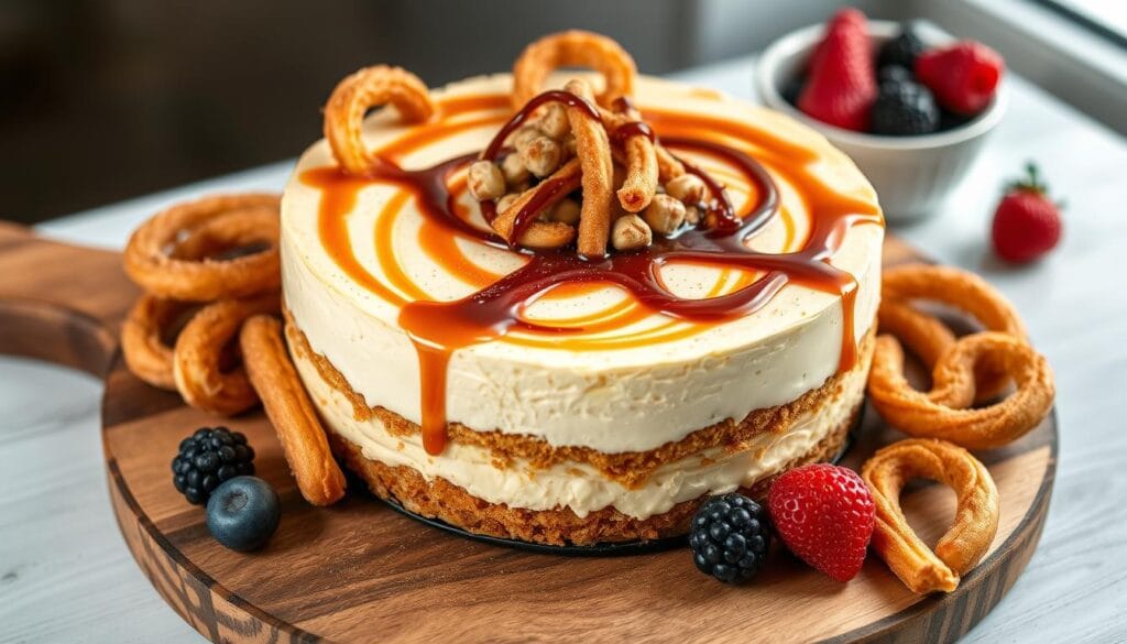 churro cheesecake serving suggestions