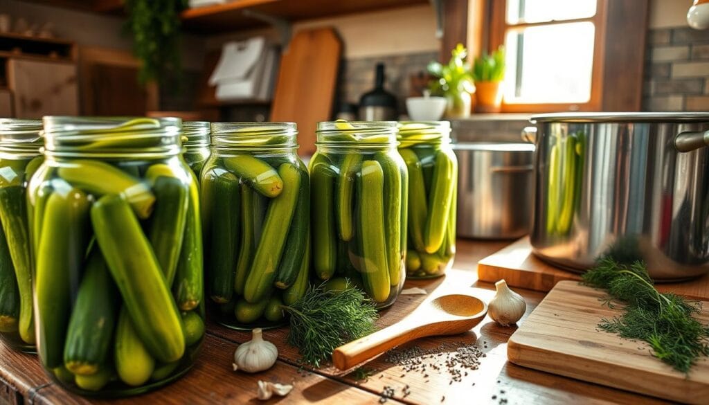 dill pickle canning recipe