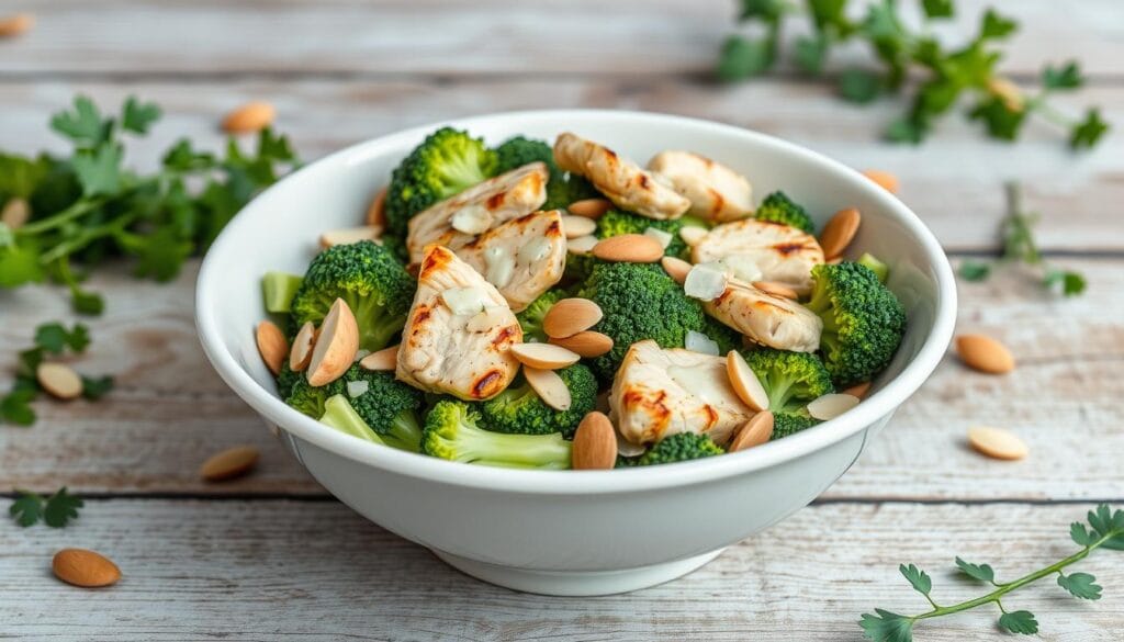 easy chicken broccoli salad recipe