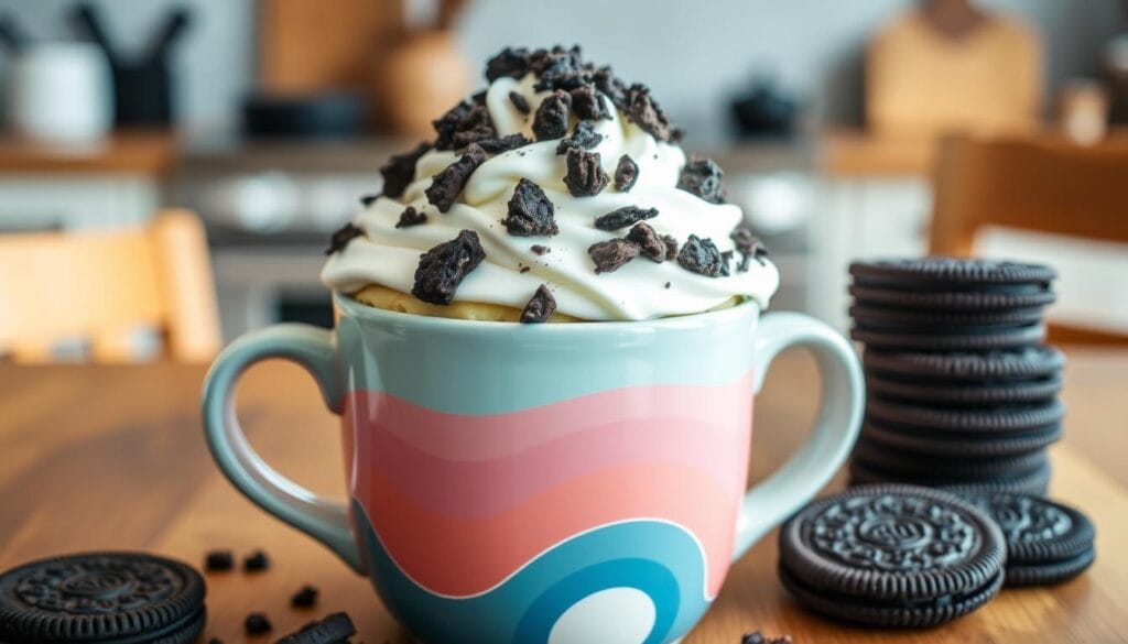 easy oreo mug cake