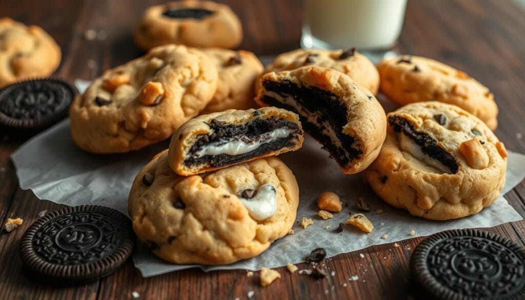 easy oreo stuffed cookies