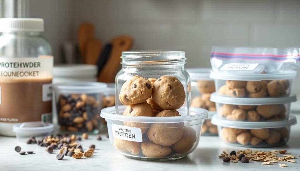 easy protein cookie dough storage