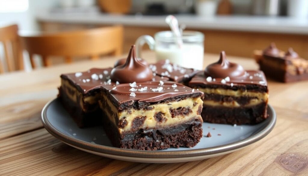 gluten-free Slutty Brownies