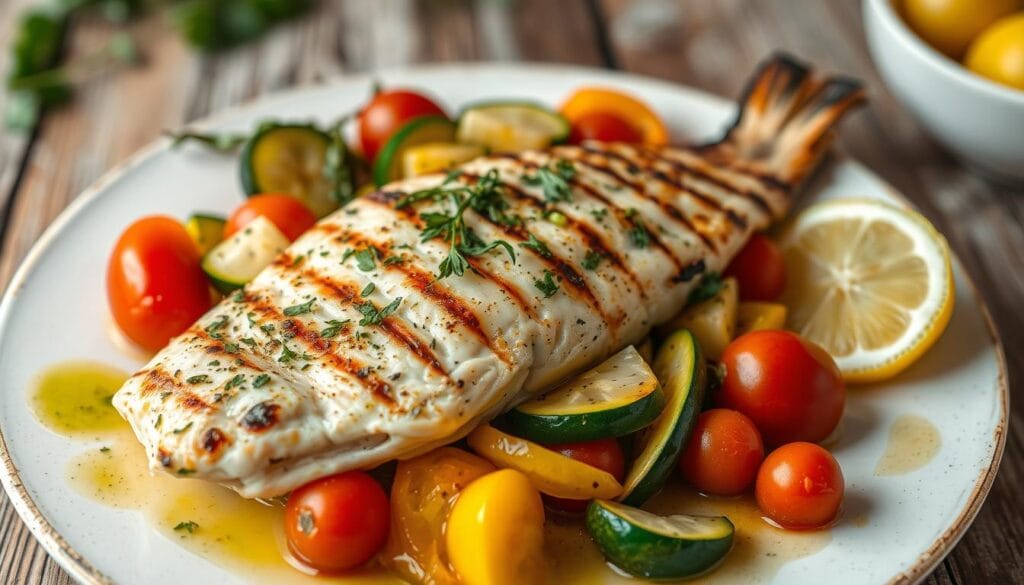 grilled branzino fillet recipe