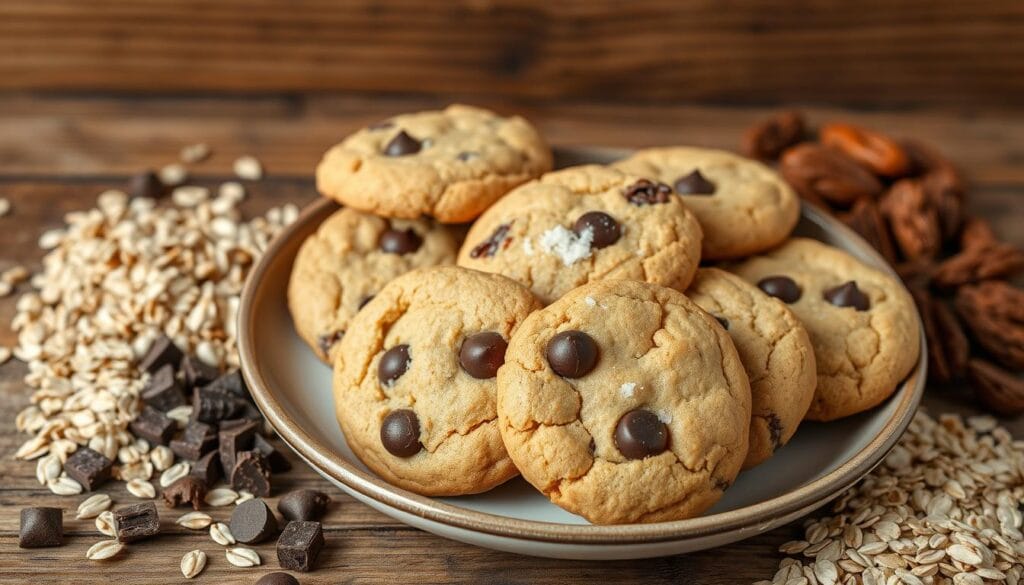 healthy chocolate chip cookies