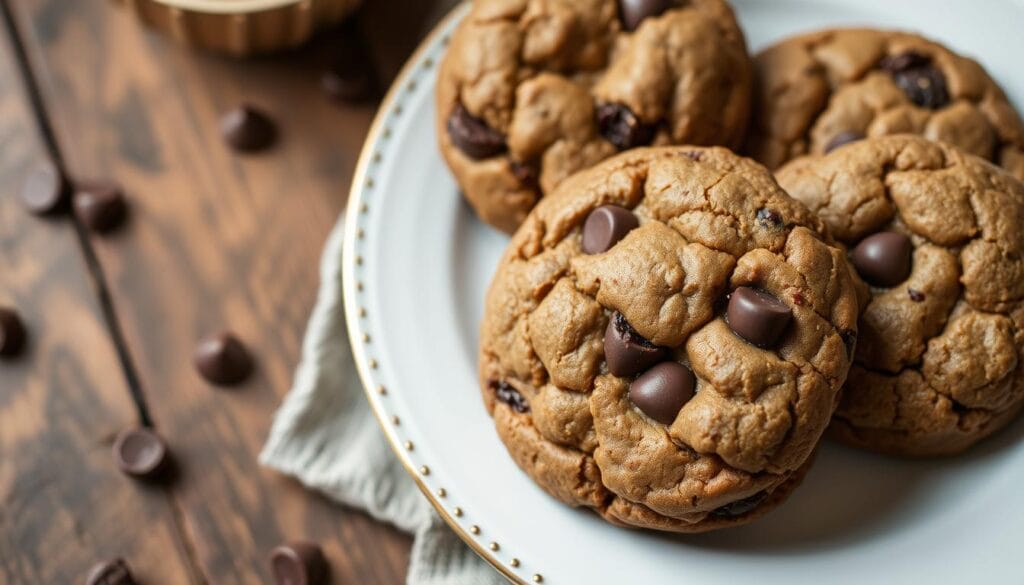 healthy chocolate chip cookies