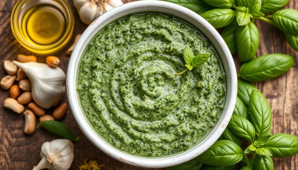 healthy spinach pesto