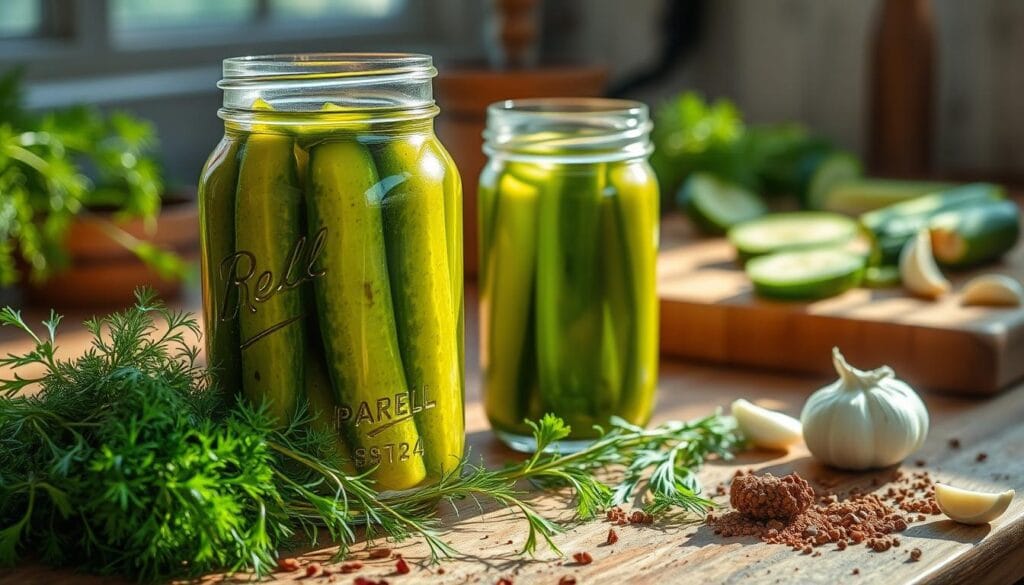 homemade dill pickles