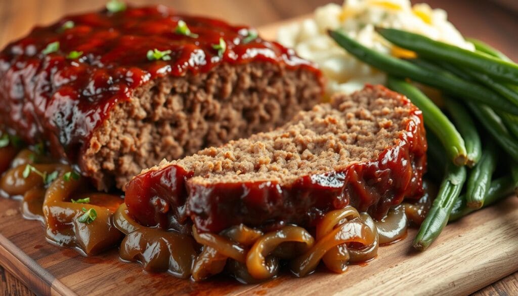 homemade meatloaf with onion soup mix