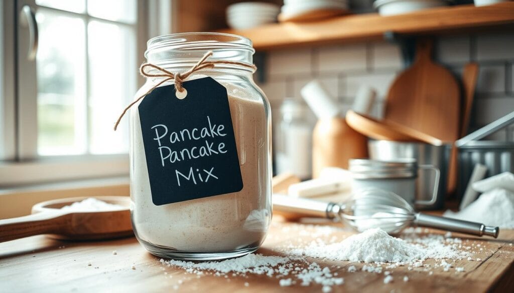 homemade pancake mix storage