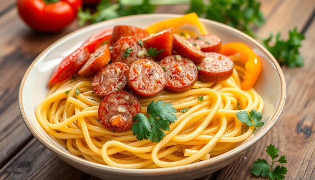 kielbasa recipes with pasta