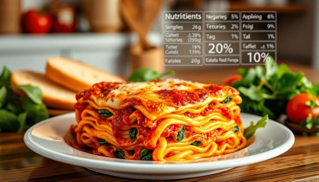 lazy lasagna recipe nutrition facts