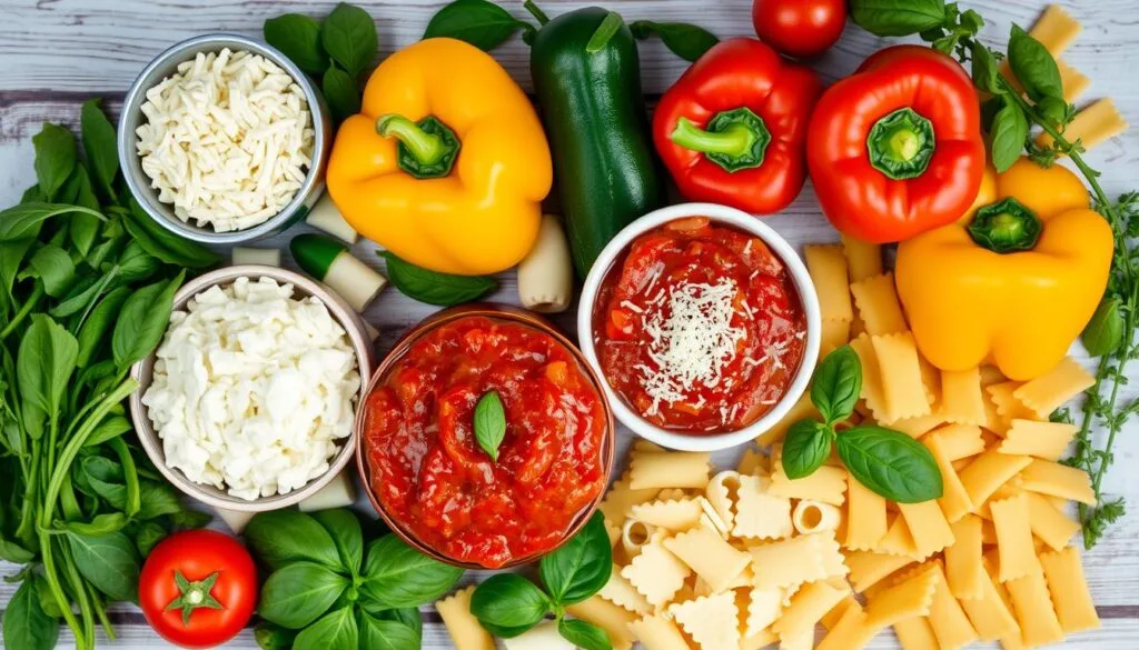 meatless baked ziti ingredients