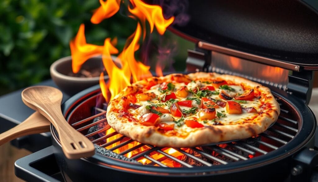 ninja woodfire grill pizza