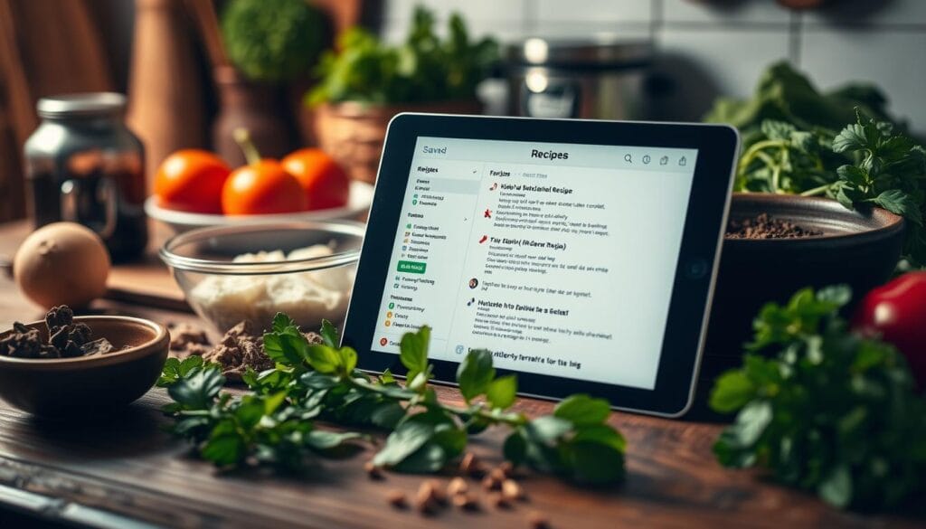 offline access to saved recipes