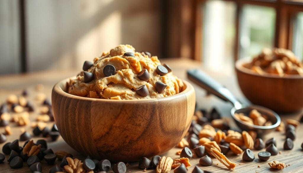 peanut butter protein cookie dough