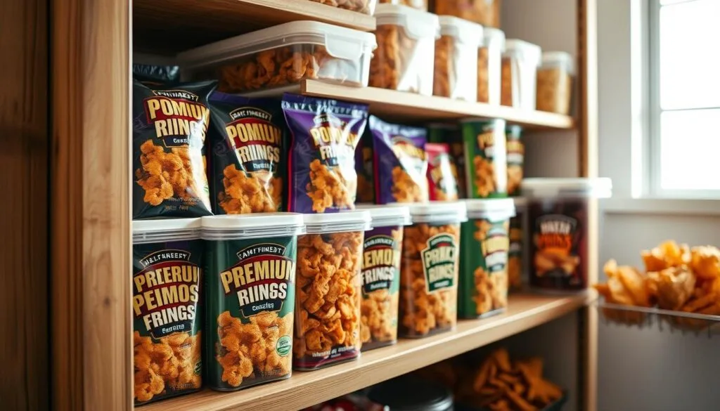 premium pork rinds storage