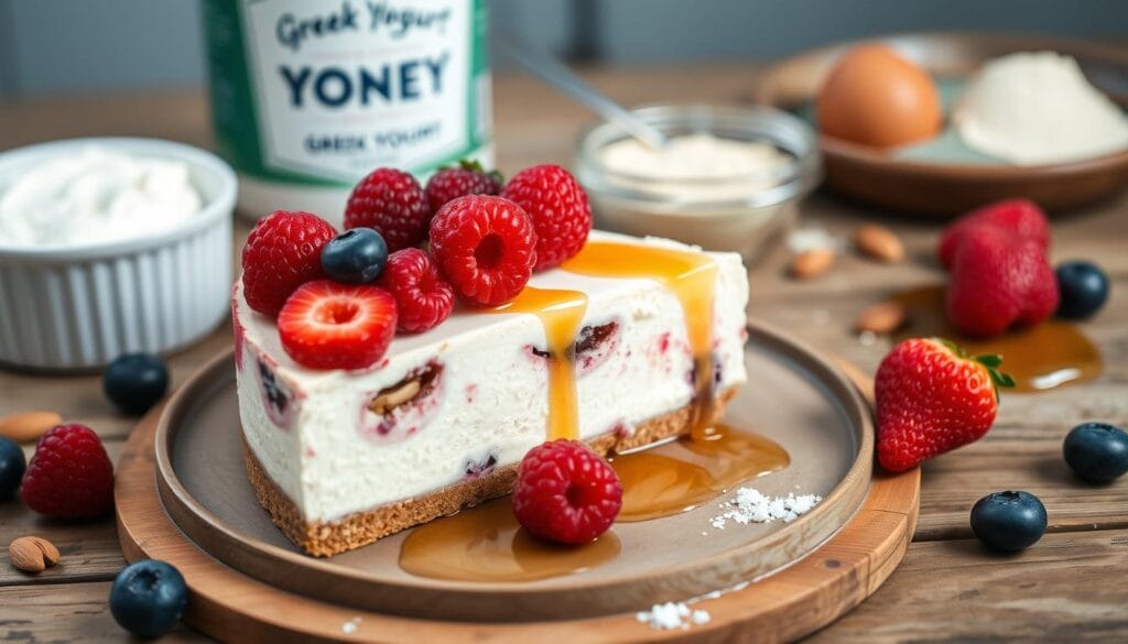 protein-packed cheesecake