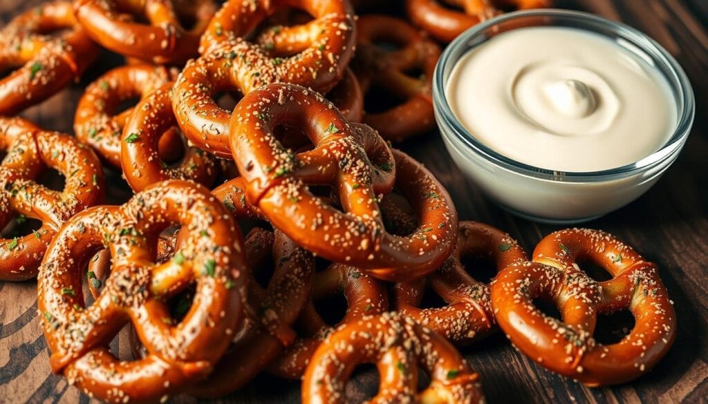 ranch-style spicy pretzels