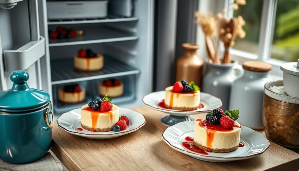 small cheesecake recipe storage