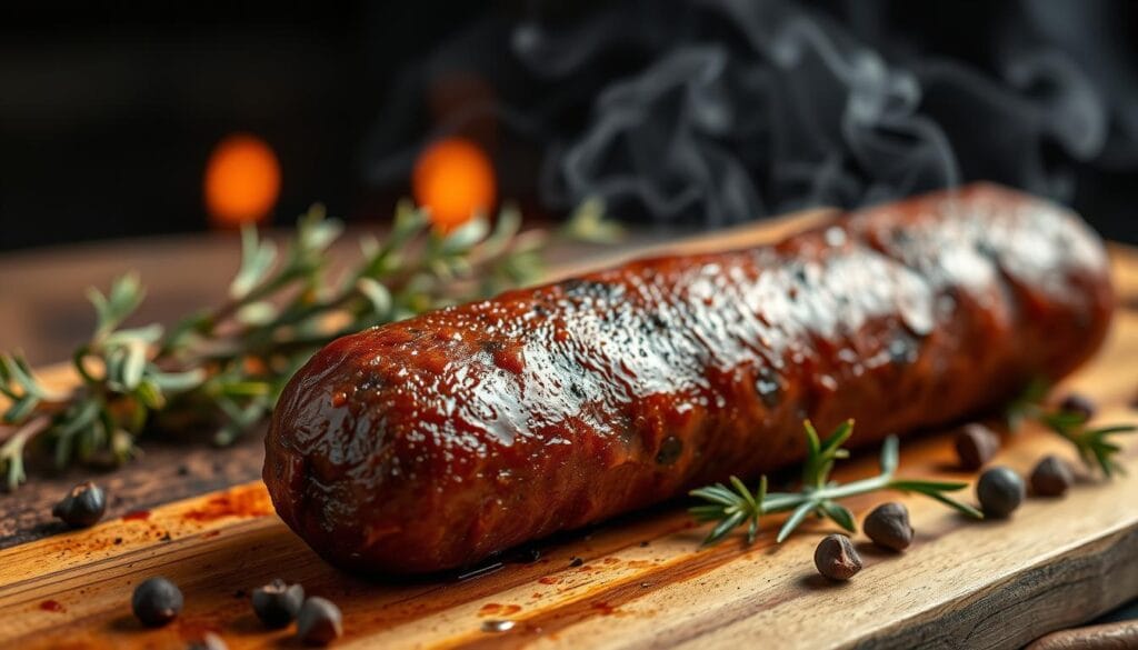 smoked deer sausage