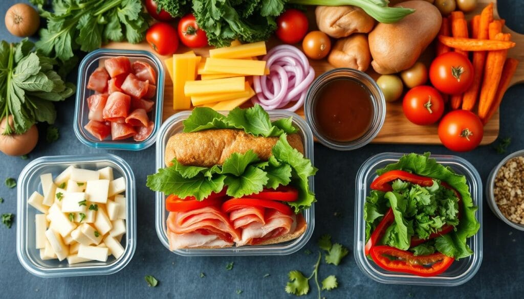 sub sandwich meal prep