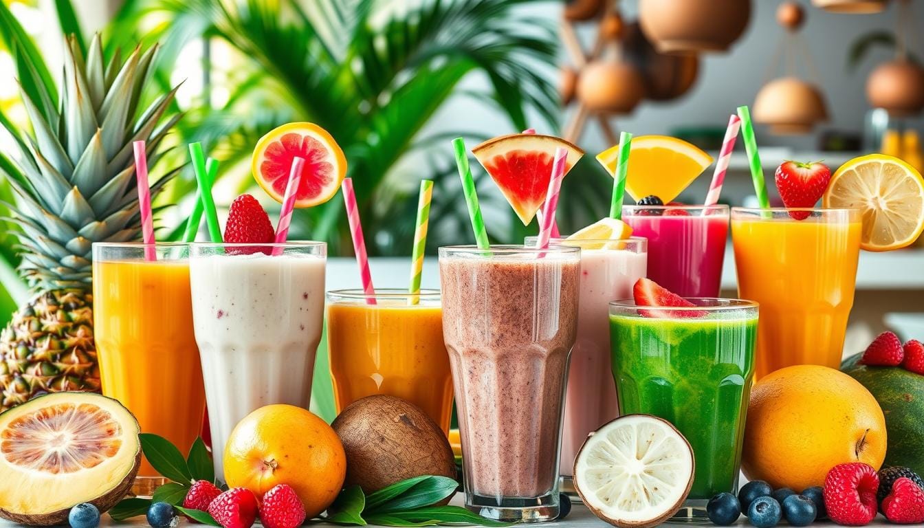 Tropical Smoothies cafe recipes: 10 Vibrant Drinks