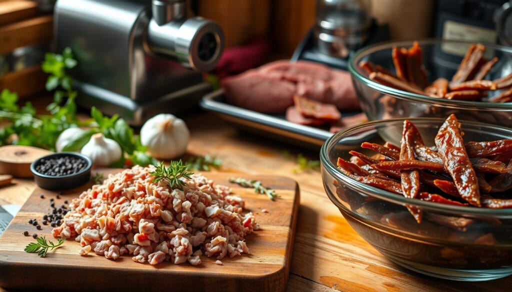 venison jerky preparation